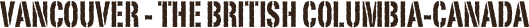 Vancouver - The british columbia-canada